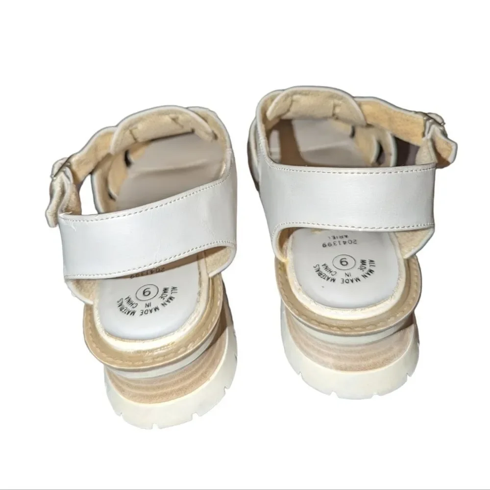 ‎Vintage faded glory white fisherman sandals